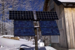 Art Studio PV and CC up grade array install Original PV array and modules